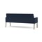 Lesro Mystic Lounge Reception Sofa, Bronze, RF Blueberry Back, MD Ink Seat, RF Blueberry Arm Panels ML1601 - alternate 3